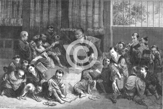 'Japanese School; A European Sojourn in Japan', 1875. Creator: Unknown.