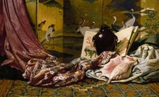 Japanese Still Life, 1879. Creator: Elihu Vedder