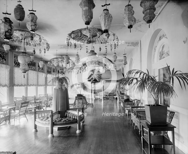 Japanese sun parlor, the Homestead, Hot Springs, Va., between 1900 and 1910. Creator: Unknown.