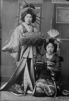 Japanese prostitutes, between c1915 and c1920. Creator: Bain News Service