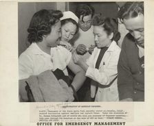 Japanese relocation, California, 1942. Creator: Dorothea Lange