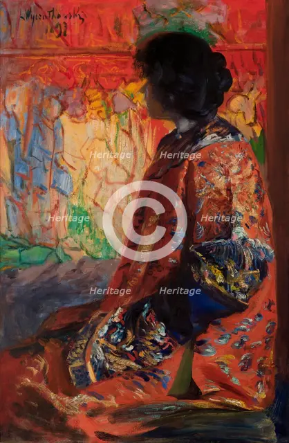 Japanese Woman, 1897. Creator: Leon Wyczolkowski.