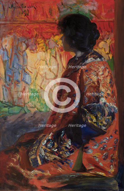 Japanese Woman, 1897. Creator: Leon Wyczolkowski.