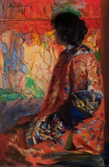 Japanese Woman, 1897. Creator: Leon Wyczolkowski