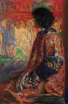 Japanese Woman, 1897. Creator: Leon Wyczolkowski