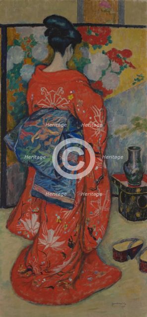 Japanese Woman, 1908. Creator: Jozef Pankiewicz.