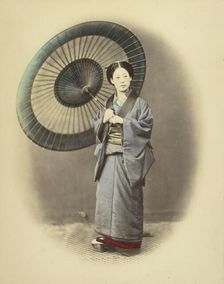 Japanese Woman, about 1868. Creator: Felice Beato