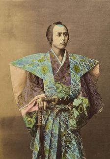 Japanese warrior, 1868-1880. Creator: Felice Beato