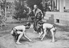 Japanese Wrestlers Ready for a Go c1902, (1903)
