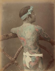 Japanese Tattoo, 1870s-1890s. Creator: Kusakabe Kimbei