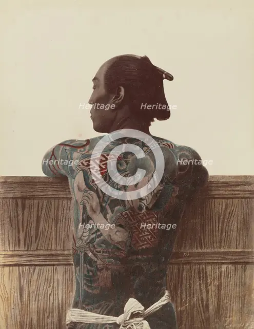 Japanese Tattoo, 1870s-1890s. Creator: Kusakabe Kimbei.