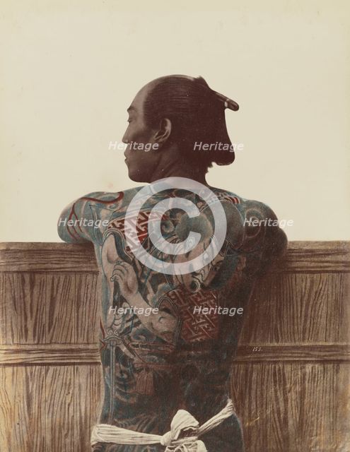 Japanese Tattoo, 1870s-1890s. Creator: Kusakabe Kimbei.