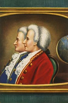 Jaques Etienne Montgolfier und Joseph Michael Montgolfier (1933). Creator: Unknown