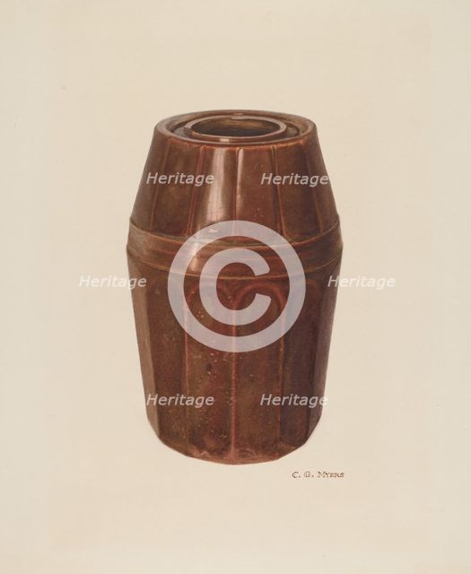 Jar, 1935/1942. Creator: Clinton Myers.