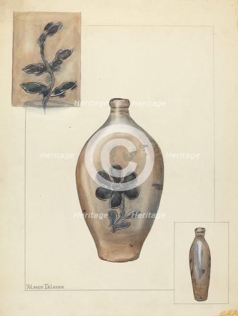 Jar, 1935/1942. Creator: Yolande Delasser.