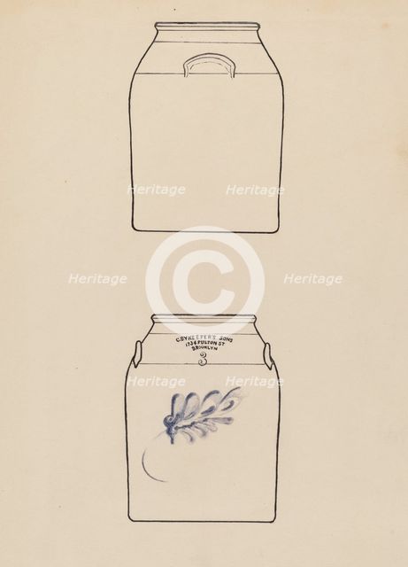 Jar, 1939. Creator: Nicholas Amantea.