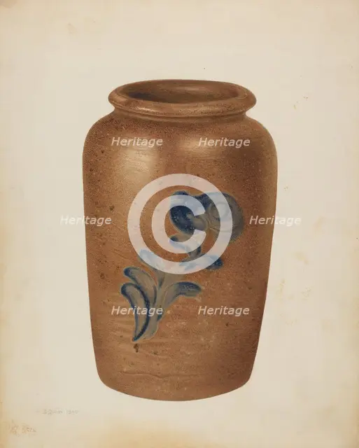 Jar, 1940. Creator: Dorothy Dwin.