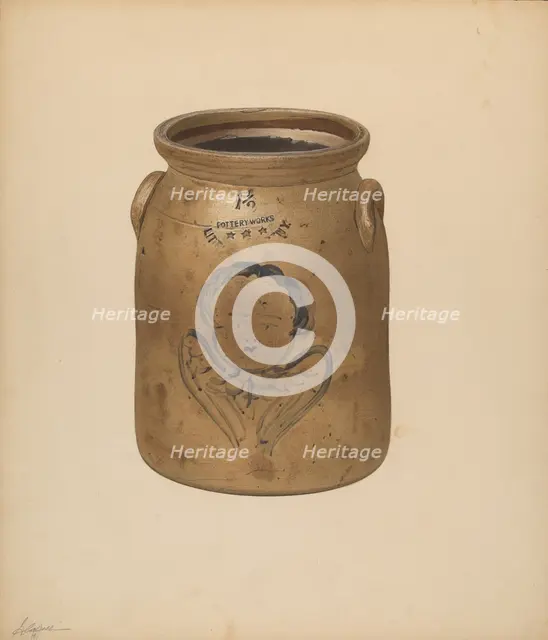 Jar, 1941. Creator: Giacinto Capelli.