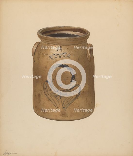 Jar, 1941. Creator: Giacinto Capelli.