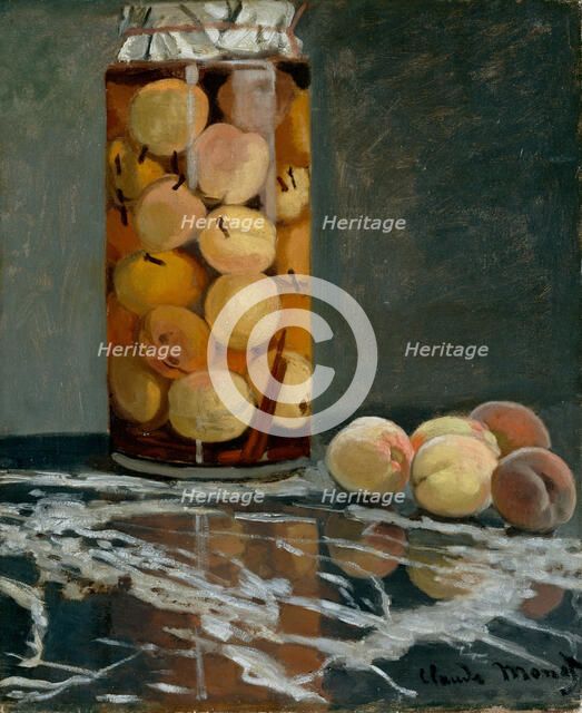 Jar of Peaches, ca 1866. Artist: Monet, Claude (1840-1926)