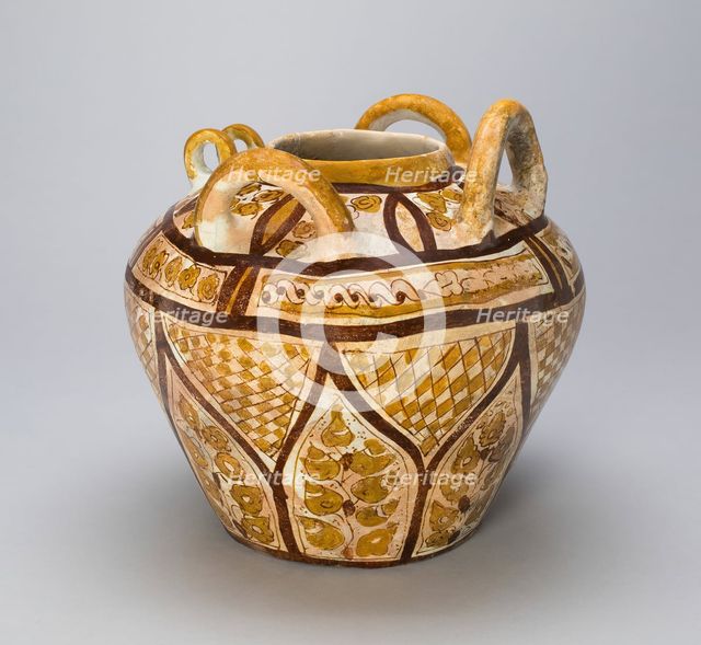 Jar, Abbasid Caliphate (750-1258), 9th century. Creator: Unknown.