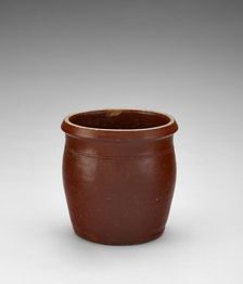 Jar, about 1880-1890. Creator: Unknown