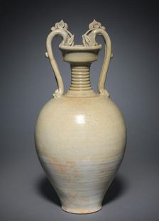 Jar (Amphora) with Dragon Handles, 600s. Creator: Unknown