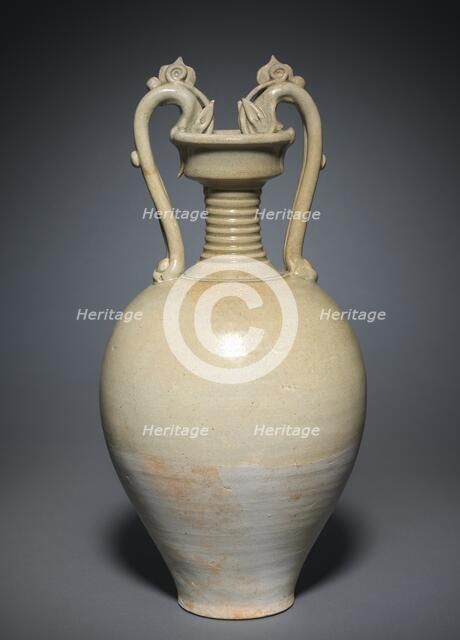 Jar (Amphora) with Dragon Handles, 600s. Creator: Unknown.