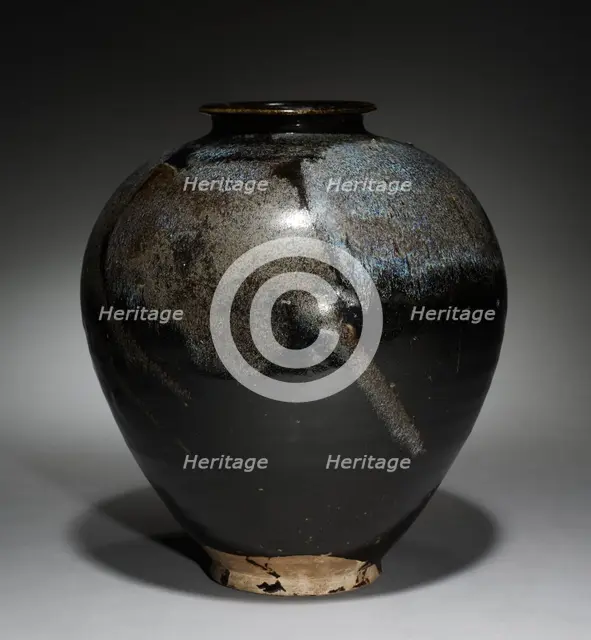 Jar: Black Ware, 700s. Creator: Unknown.