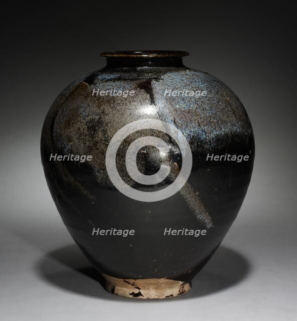 Jar: Black Ware, 700s. Creator: Unknown.