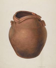 Jar, c. 1940. Creator: Carl Buergerniss