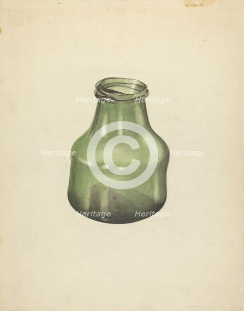 Jar, c. 1940. Creator: Isidore Steinberg.