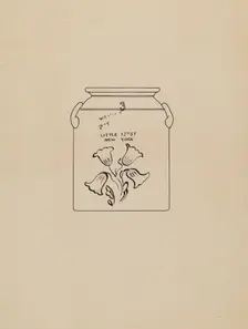 Jar, c. 1940. Creator: John Tarantino