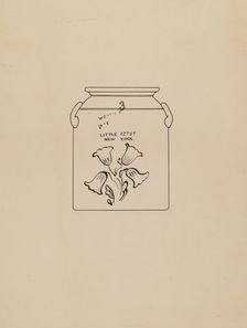 Jar, c. 1940. Creator: John Tarantino