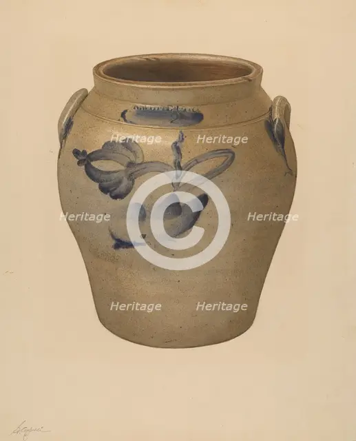 Jar, c. 1941. Creator: Giacinto Capelli.
