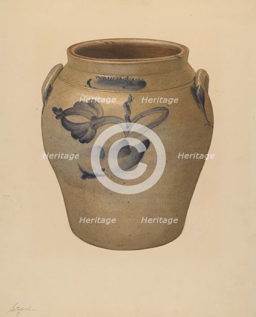 Jar, c. 1941. Creator: Giacinto Capelli.