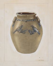 Jar, c. 1936. Creator: Charles Caseau