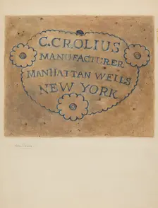 Jar, c. 1936. Creator: Charles Caseau