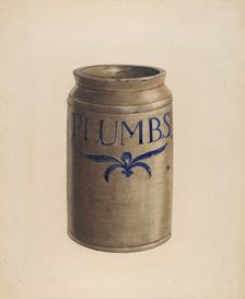 Jar, c. 1936. Creator: Unknown