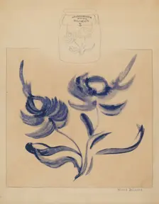 Jar, c. 1936. Creator: Yolande Delasser