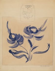 Jar, c. 1936. Creator: Yolande Delasser