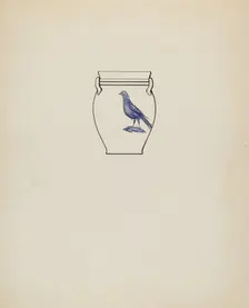Jar, c. 1936. Creator: Yolande Delasser