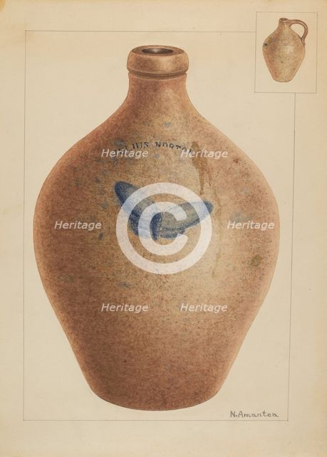 Jar, c. 1937. Creator: Nicholas Amantea.