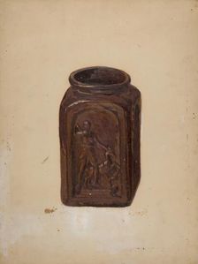 Jar, c. 1937. Creator: C.W. Perky