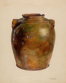 Jar, c. 1937. Creator: Charles Caseau