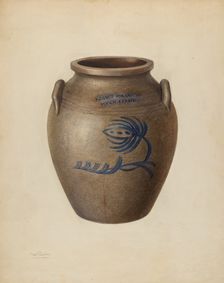 Jar, c. 1937. Creator: Charles Caseau