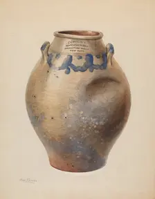 Jar, c. 1937. Creator: Charles Caseau