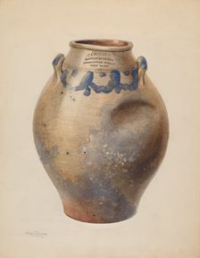 Jar, c. 1937. Creator: Charles Caseau