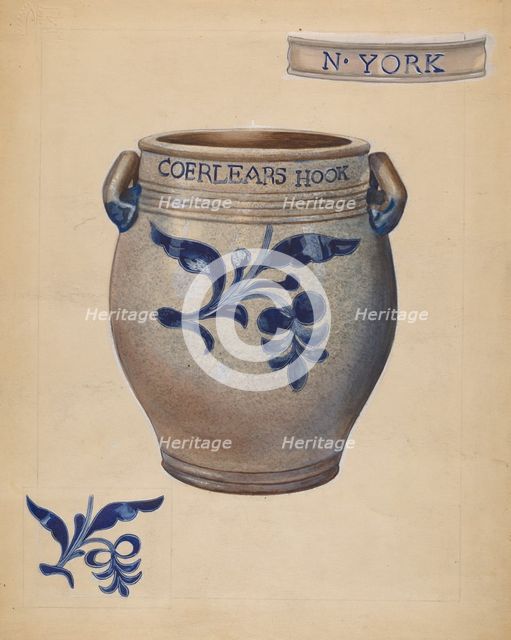 Jar, c. 1937. Creator: Giacinto Capelli.