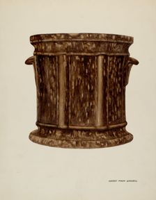 Jar, c. 1937. Creator: Harry Mann Waddell
